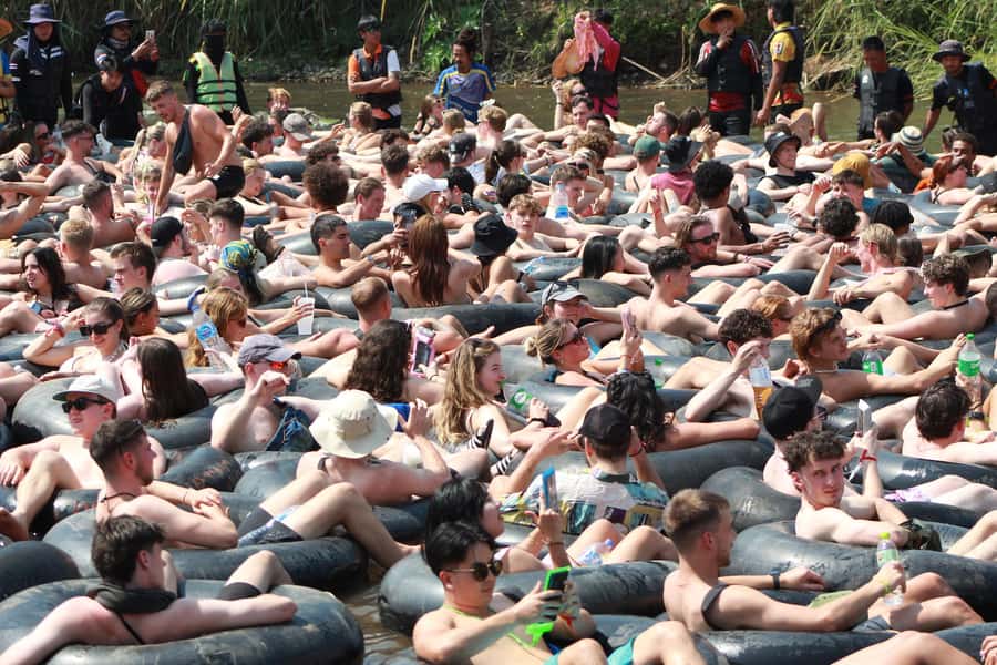 Pai: Tipsy Tubing River Excursion with DJs & Games - The first Pai River float lasts about 30 minutes