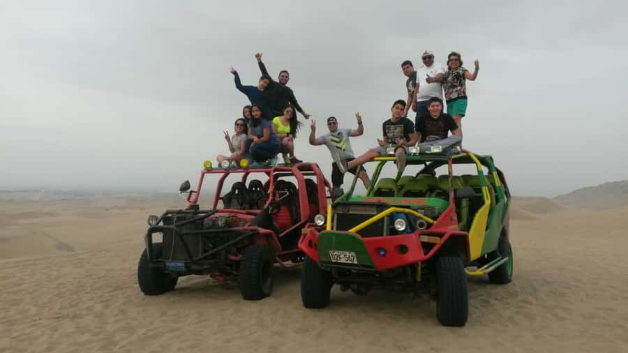 Paracas or Pisco: Private Huacachina Oasis Tour & Buggy Ride - Sandboarding on the high dunes