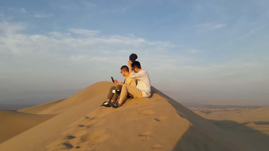 Paracas or Pisco: Private Huacachina Oasis Tour & Buggy Ride - Sunset from the highest dune