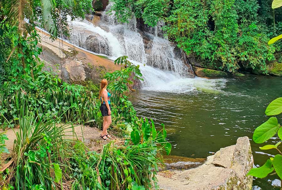 Paraty: Jungle Waterfalls and Cachaça Distillery Jeep Tour - Tobogã Waterfall and the rock slide