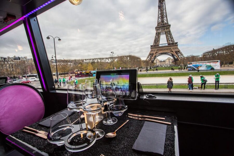 Paris: Champs Elysées Bus Toqué w/Lunch & Glass of Champagne - The best reasons to choose Bus Toqué
