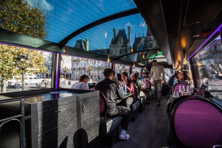 Paris: Champs Elysées Bus Toqué w/Lunch & Glass of Champagne - Is $101 a fair price?