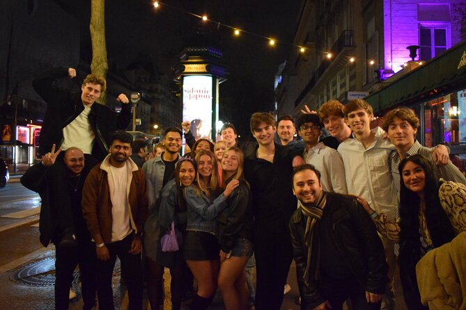 Paris: City Center Guided Pub Crawl with Shots & Club Entry - Timing, group size, and the pace of the evening