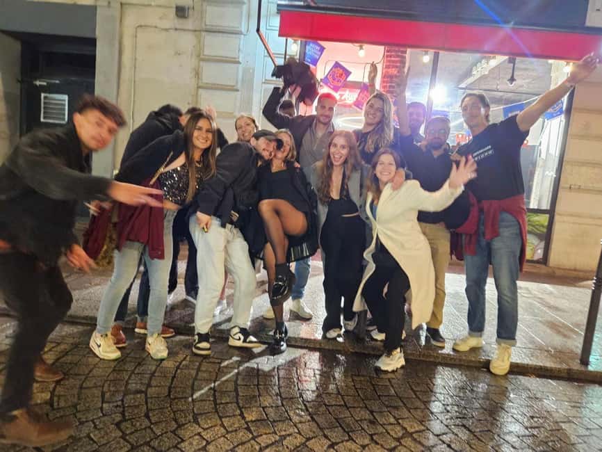 Paris: Pub Crawl with Shots and Nightclub Entry - Three or four bars around central Paris