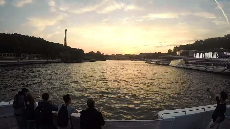 Paris : Scenic Cruise on the Seine River with Champagne - The Eiffel Tower from the Seine