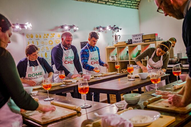 Pasta Cooking Class Near the Colosseum with 3 Spritz Cocktails - A tipsy pasta lesson near the Colosseum