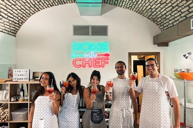 Pasta Cooking Class Near the Colosseum with 3 Spritz Cocktails - Carbonara, cacio e pepe, and what you actually eat