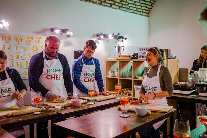 Pasta Cooking Class Near the Colosseum with 3 Spritz Cocktails - Location, timing, and the walk from central Rome