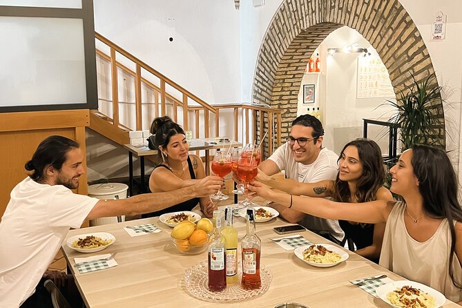 Pasta Cooking Class Near the Colosseum with 3 Spritz Cocktails - Making fettuccine is the real hands-on lesson