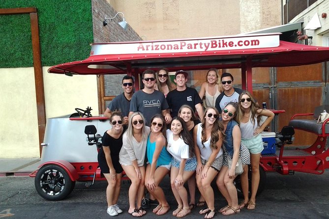 Pedal Bar Crawl of Old Town Scottsdale - A party bike with a real Scottsdale route