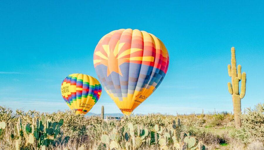 Phoenix: Hot Air Balloon Flight with Champagne - Weather can change your plans