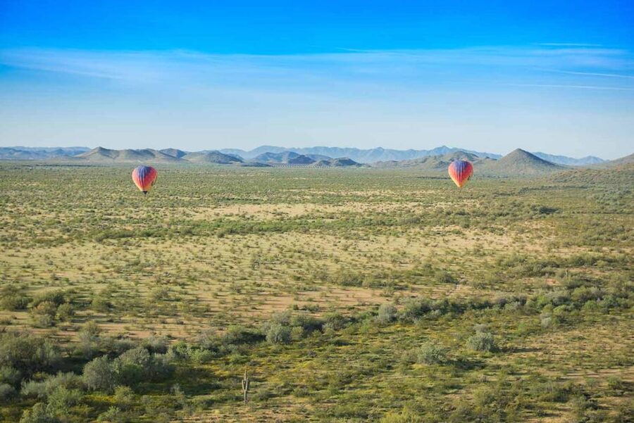 Phoenix: Hot Air Balloon Ride with Champagne and Catering - Key points to know before booking