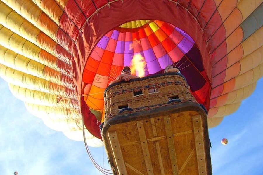 Phoenix: Hot Air Balloon Ride with Champagne and Catering - Landing, breakfast, and the desert toast