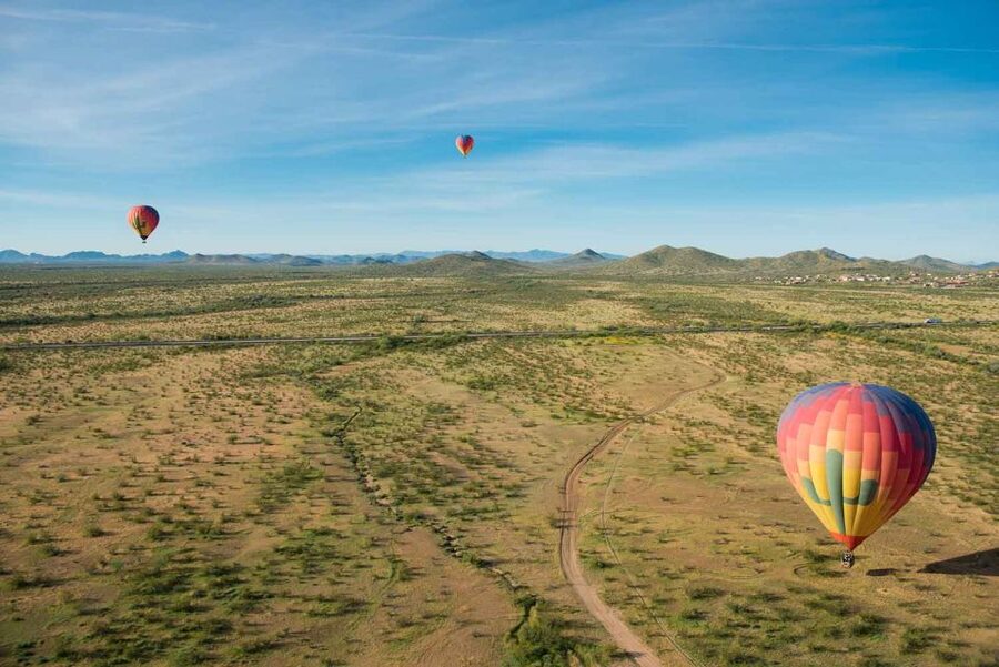 Phoenix: Hot Air Balloon Ride with Champagne and Catering - Weather can change the plan