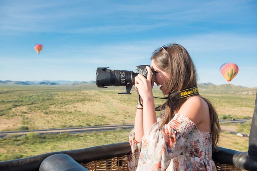 Phoenix: Hot Air Balloon Ride with Champagne and Catering - The early pickup and drive to the launch area