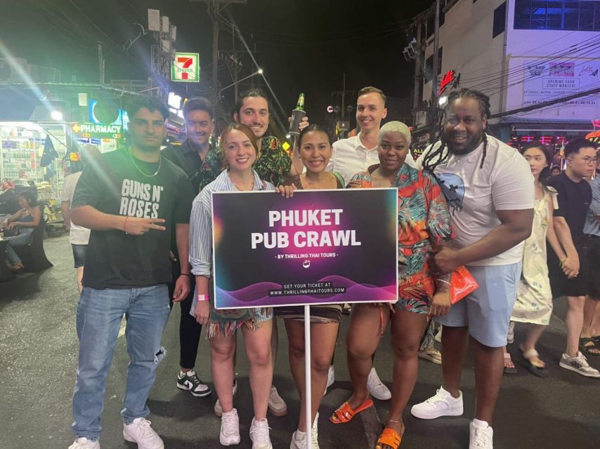 Phuket: Bar Crawl Tour - Starting at Heroes Bar at 9:30 PM