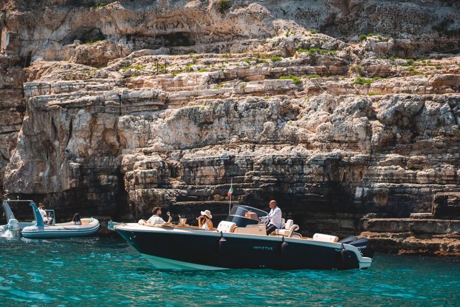 Polignano a Mare: Private Cruise with Champagne - Grotta Palazzese and time for swimming