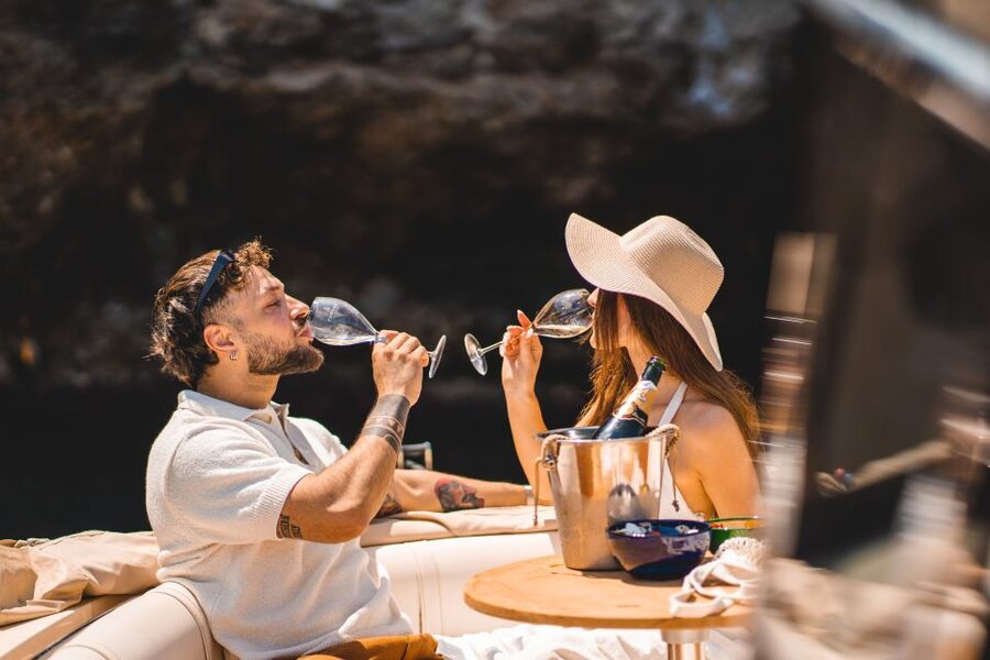 Polignano a Mare: Private Cruise with Champagne - From Cala Ponte Marina to the first caves