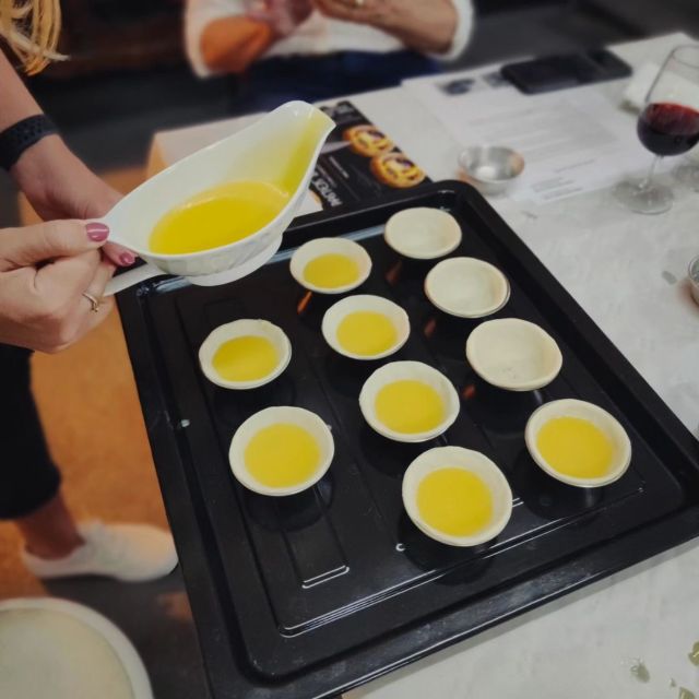 Porto: Pastel de Nata Cooking Class with Port Wine - Sé - Warm tarts, Port wine, and a social table