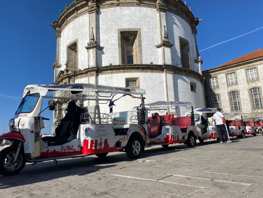 Porto: Tuk tuk Tours with Port Wine Tasting - Luís I Bridge and Vila Nova de Gaia