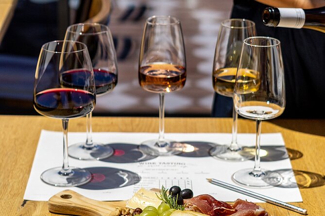 Porto Wine Tasting Experience with Portuguese Tapas Plate - Six glasses that show the Douro’s range