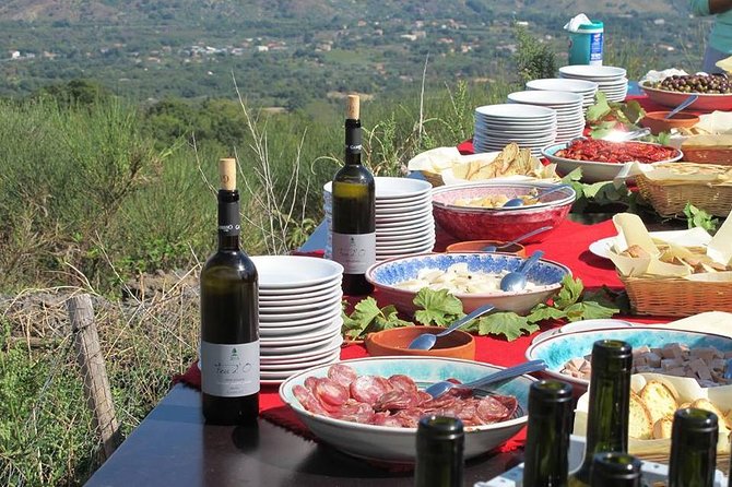 Private 6-Hour Tour of Three Etna Wineries with food&wine tasting - Second stop: A family lunch with seven wines