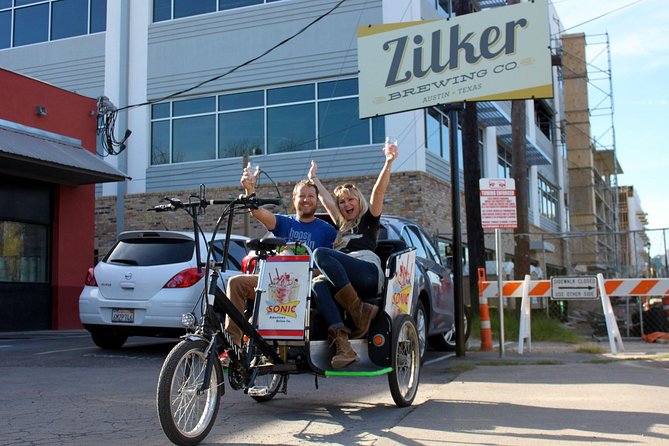 Private Austin Brewery Tour by Pedicab with All-Inclusive Beer Flight Option - Key points to know before booking