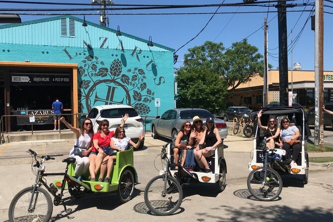 Private Austin Brewery Tour by Pedicab with All-Inclusive Beer Flight Option - Hops and Grain, small batches, and a brewery tour option
