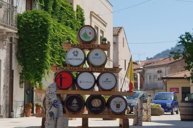 Private tour of Etna and Winery Visit with Food and Wine Tasting from Taormina - A Sicilian lunch built around local produce