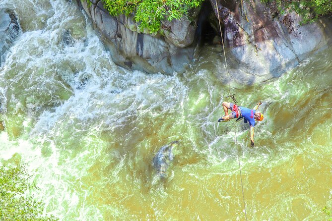 Puerto Vallarta Best Zipline Canopy + Tequila and Speed Boat Ride - Swimming, kayaks, waterslides, and animals