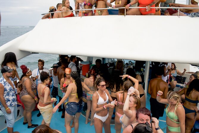 Punta Cana Booze Cruise, Snorkeling, Sand-Bar with Entertainment - Music, dancing, and the crowd on board