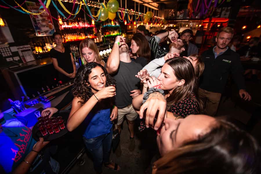 Queenstown: Bar Crawl with 5 Free Shots and Pizza - The guides keep a big night manageable