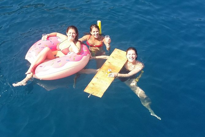 Rhodes Exclusive Swim Cruise Cocktail Open bar & Gourmet Buffet - Kallithea Springs: the first swim in a historic cove