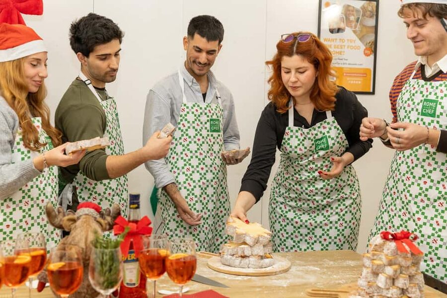 Rome Cooking Class: Make Pasta and 3 Spritz Cocktails - Making Pasta From Flour to Plate