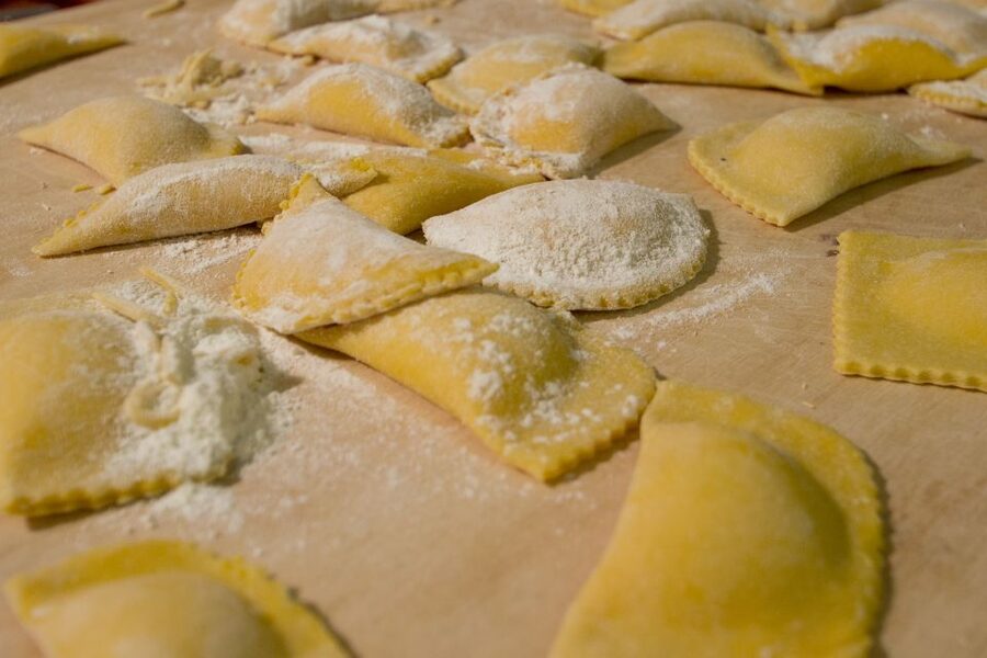 Rome: Fresh Pasta-Making Class with Wine and Gelato - Preparing Roman sauces with seasonal ingredients