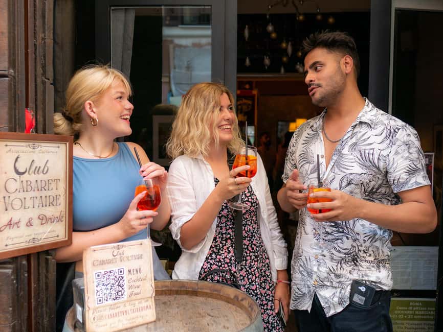 Rome: Guided Bar Crawl with Drinks & Dark History - The drinks are part of the lesson