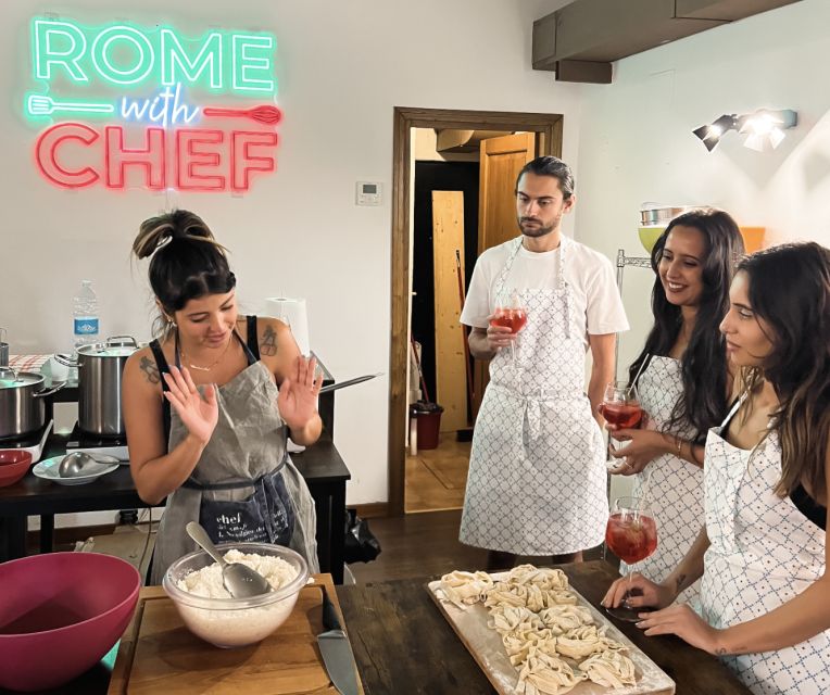 Rome: Pasta Cooking Class with Spritz Cocktails - The chefs make the difference
