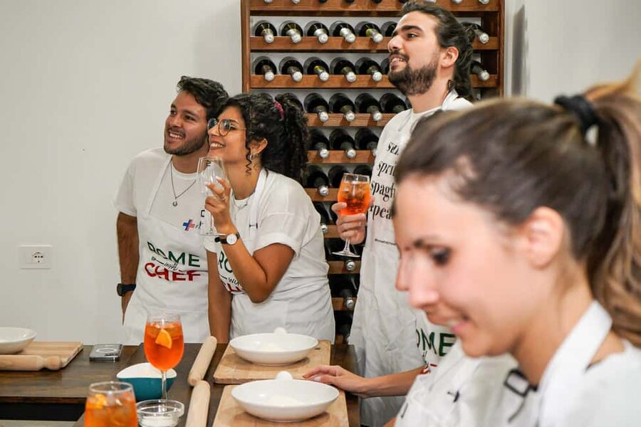 Rome: Pasta Cooking Class with Spritz Cocktails - What the $89.50 price includes