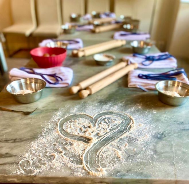 Rome: Pasta Making Class with Wine, Limoncello, and Dessert - Making pasta inside Palazzo Grazioli