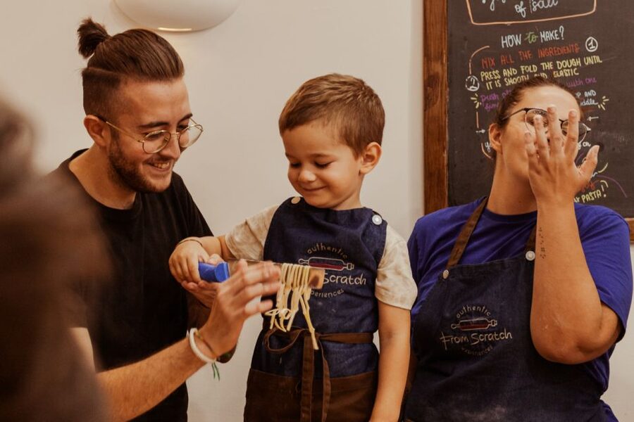 Rome: Pasta Making with Wine Tasting and Dinner in Frascati - Two Frascati wines with local snacks