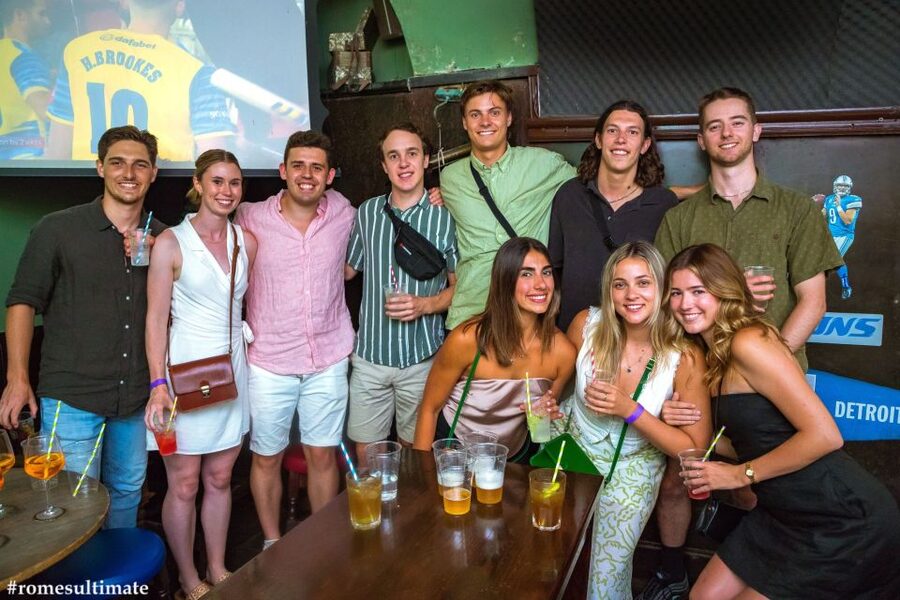 Rome: Pub Crawl & Ultimate Party Tour - The first bar: games, shots, and a quick way to meet people