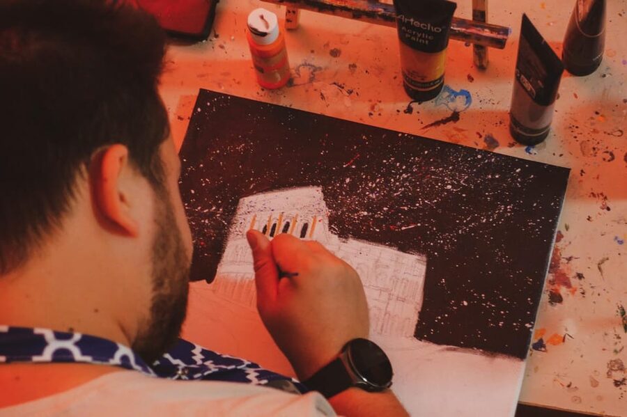 Rome: Tipsy Painting Class with Fine Wine and Arts - A Roman evening that mixes canvas, wine, and conversation