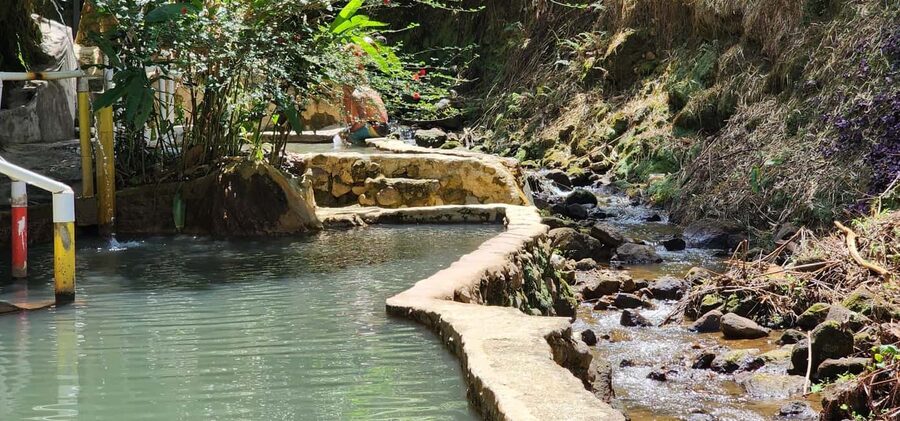 Roseau: Titou Gorge, Hot Spring, Falls & Champagne Reef Tour - Trafalgar Falls gives you Dominica’s postcard moment