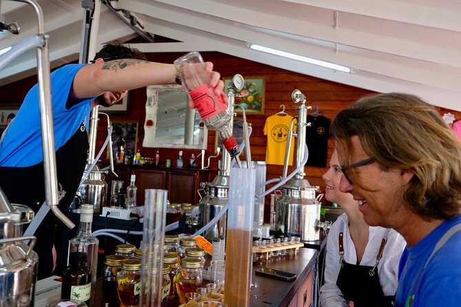 Rum Making Masterclass Galleon Beach Antigua 2 People per Station - Starting with local rum and a lesson in taste