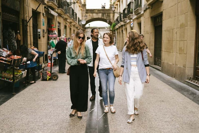 San Sebastian: Pintxos and Wine Tour - A short history lesson in the Old Town