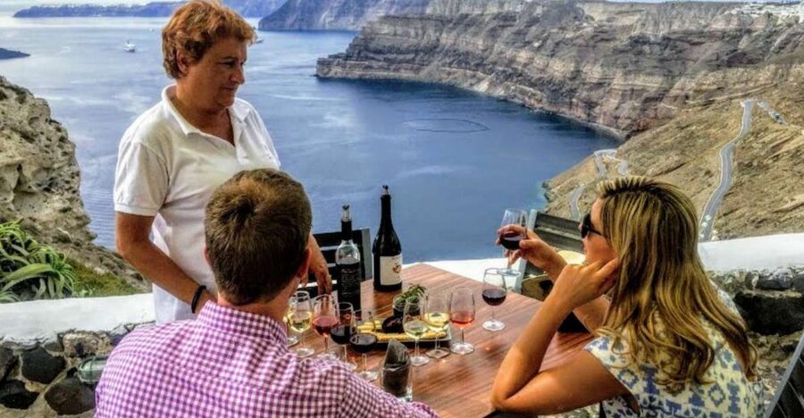 Santorini: Guided Tour to 3 Wineries with Wine Tastings - The ride from Thera to the vineyards