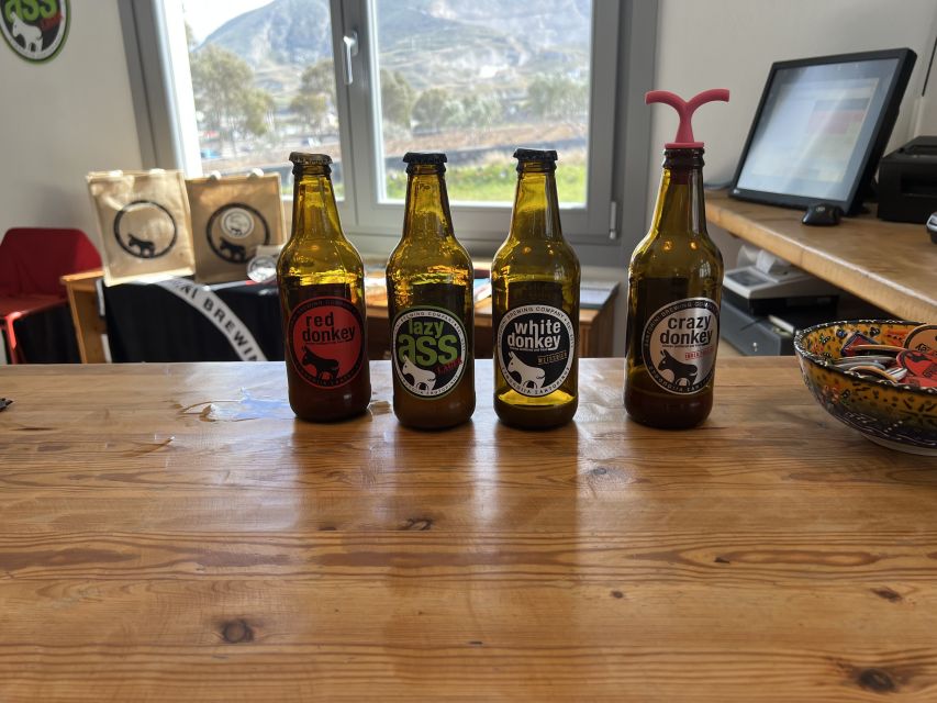 Santorini: Three Wineries and One Brewery Tour with Tastings - What the $200 price really covers
