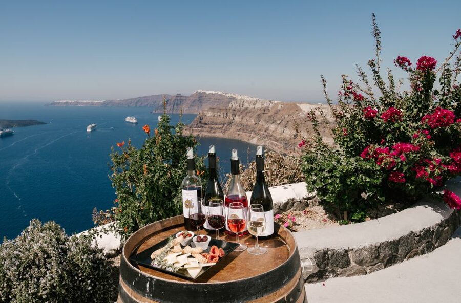 Santorini: Wine Tasting Tour to 3 Wineries with Transfer - The afternoon route: Venetsanos, Roussos, and Aroma Avlis