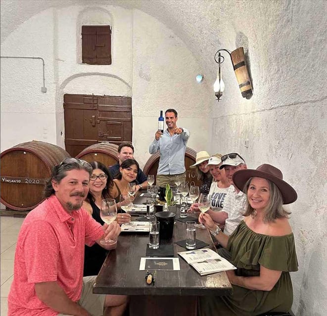 Santorini: Wine Tasting Tour with Snacks - Gaia, Gavalas, or Anhydrous for a second point of view
