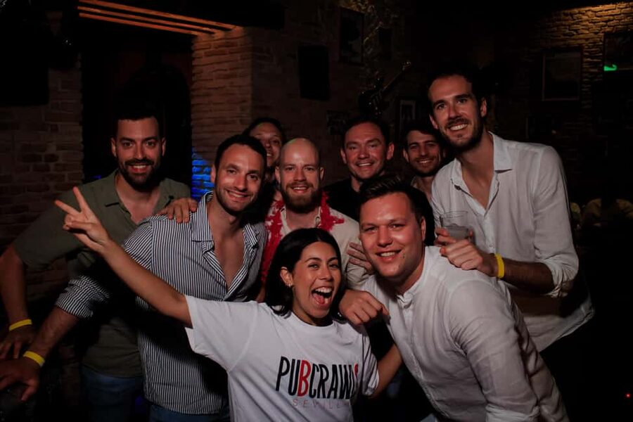 Seville: 3 Bars Pub Crawl + VIP Club Entrance & 3 Free Shots - Who will enjoy this night most?